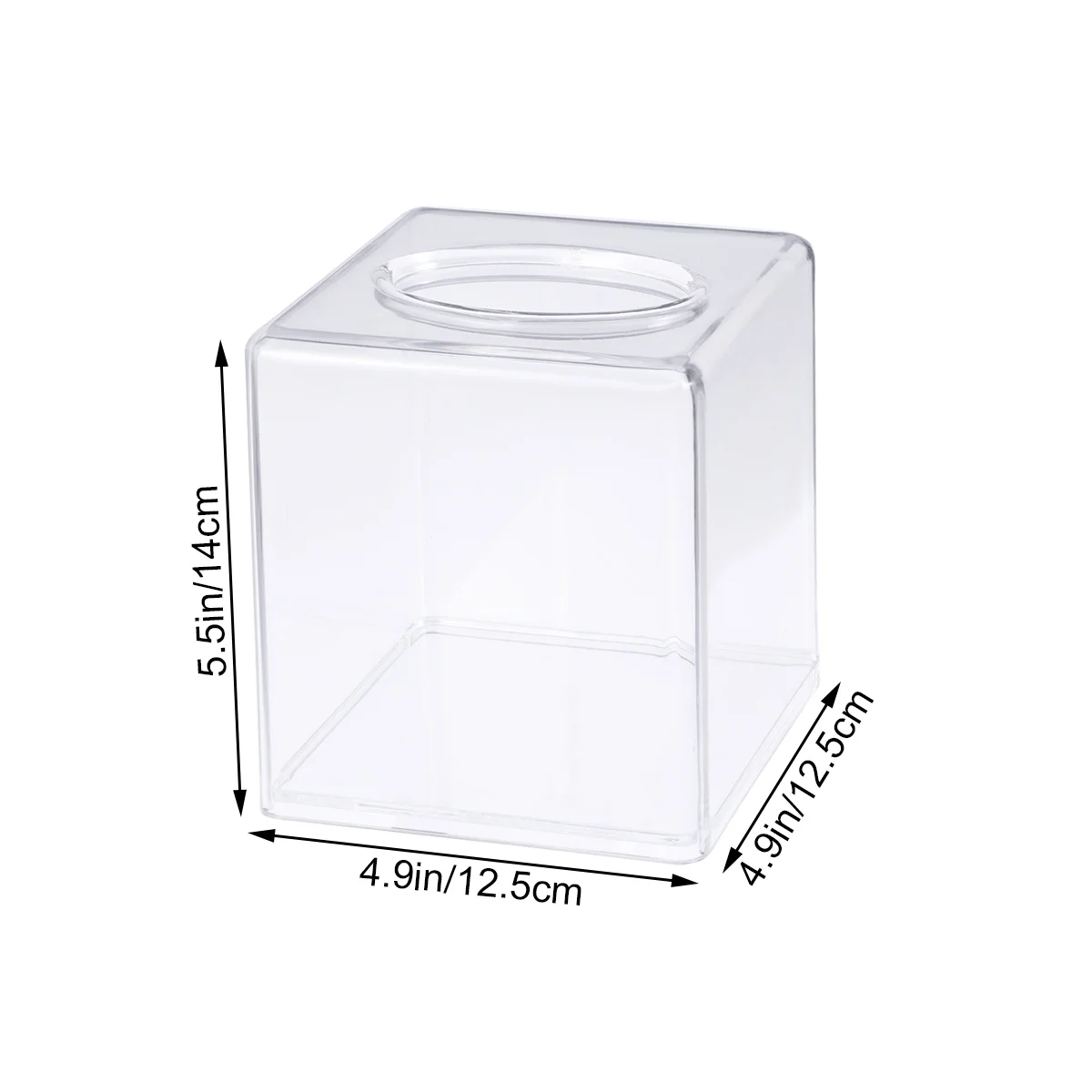 Acrylic Tissue Box Transparent Tissue Container Tissue Cover Fashion Tissue Holder Paper Storage Box Tissue Paper Case 3