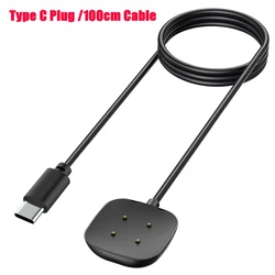 Magnetic USB Type C Charging Dock for Fitbit Versa and Sense Series (100CM Type C Plug)