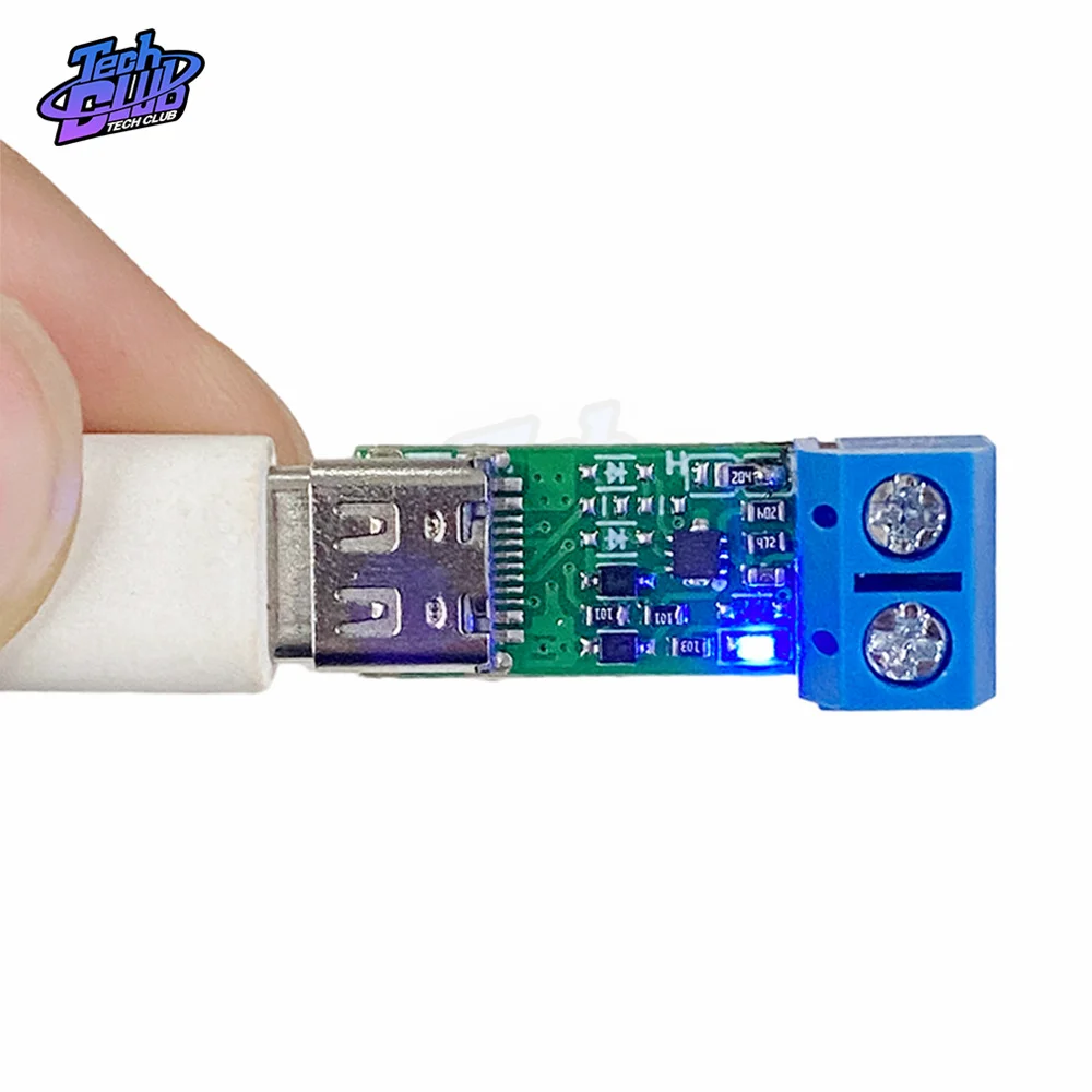 USB-C 고속 충전 트리거 보드 모듈 PD/QC 디코이 보드, USB C타입 PD3.1 전원 공급 부스트 모듈, 28V, 36V, 48V, 140W