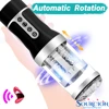 Automatic Telescopic Rotation Masturbator Cup Male Real Vagina Massage Voice Interaction Sex Toys for Men Sucking Masturbation 1