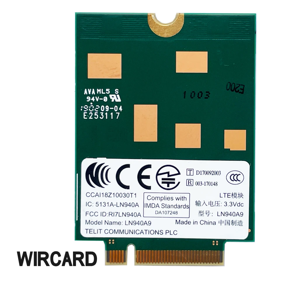 T77W676 Telit LN940 X12 LTE 4G WWAN M.2 450Mbps LTE Modem For