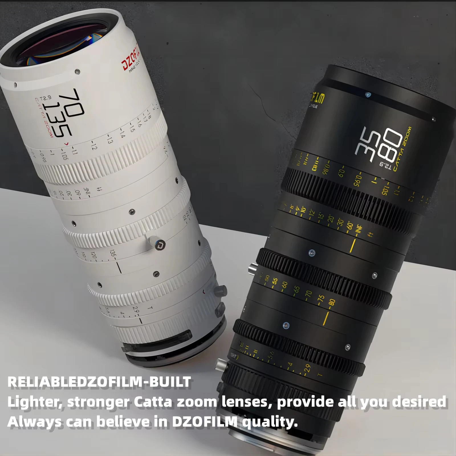 DZOfilm CATTA 시네 줌 렌즈 18-35mm + 35-80mm + 70-135mm 3세..
