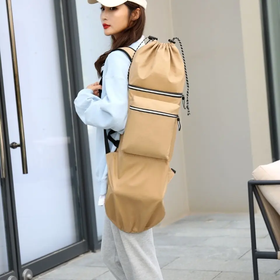 Big Freediving Long Fins Backpack Waterproof Lightweight Diving Equipment Storage Bag Outdoor Skateboard Yoga Long Flippers Bag