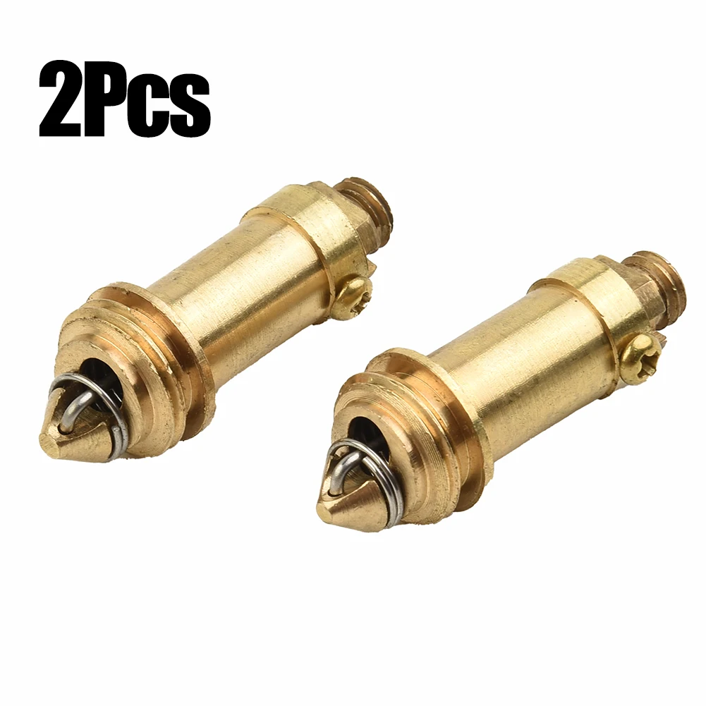 

1/2pcs Spring Plugs Bounce Valve Brass Basin Sink Bath Replacement Waste Easy Pop Up Click Clack Plug Bolt Spring