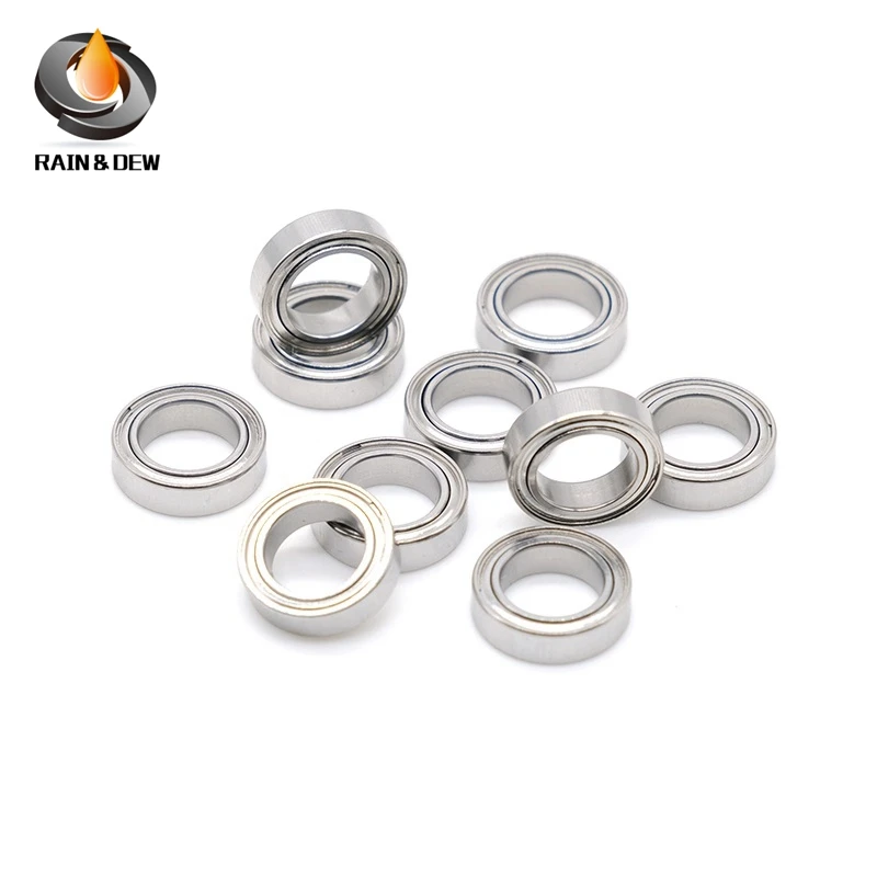 

10PCS R168-2Z R168Z Deep Groove Ball Bearings 6.35*9.525*3.175mm 1/4"x3/8"x1/8" Inch Bearings