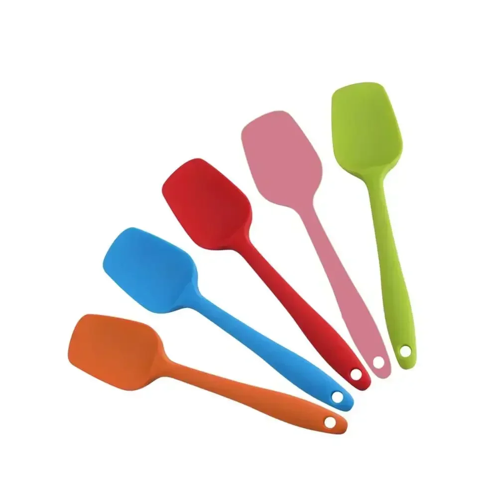 Kitchen Silicone Cream Spatula Spoon Baking Cooking Kitchenware Tools Spatulas Pastry Scraper Mixer Buttter Ice Cream Scoop