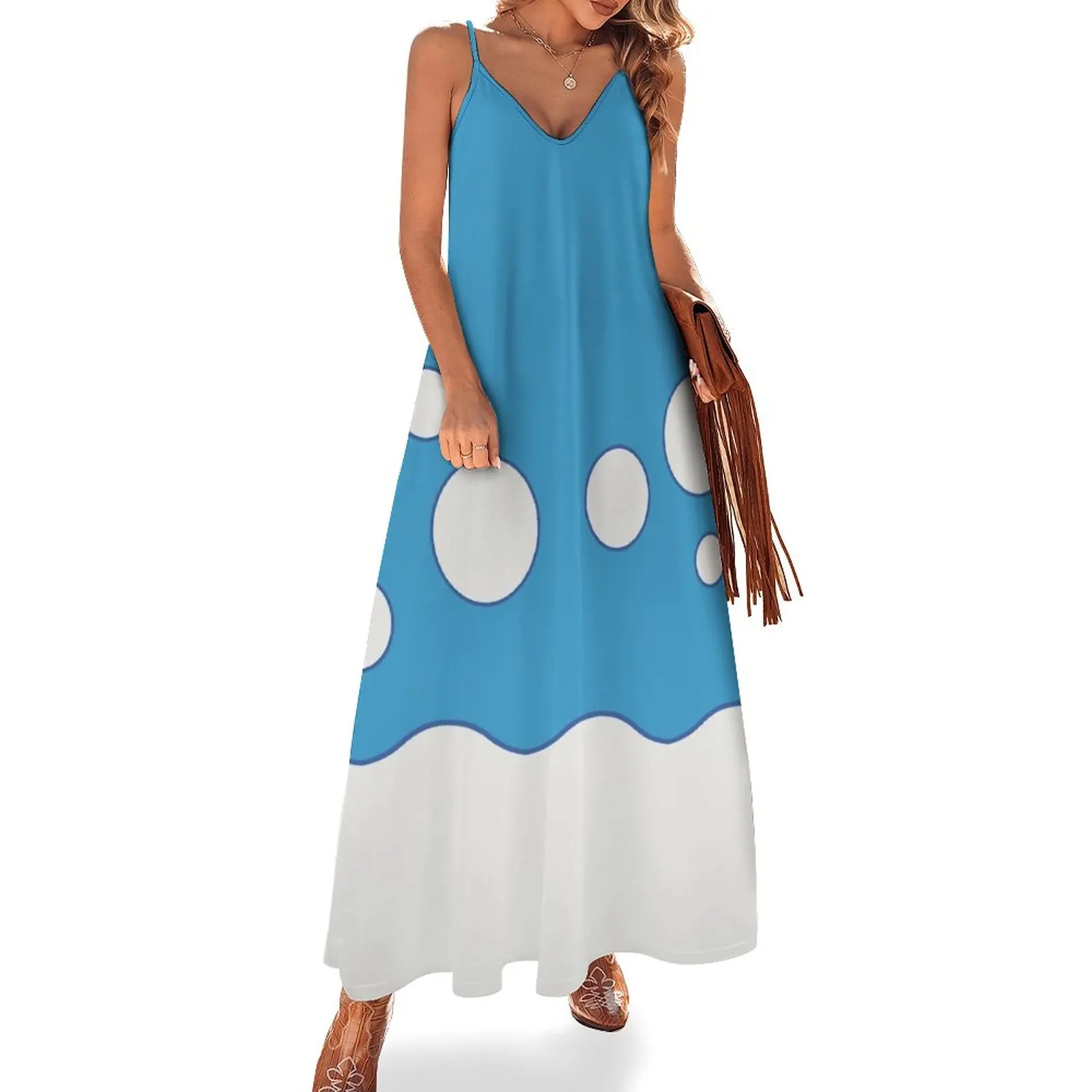 

Azumarill Pattern Sleeveless Dress party dresses woman women's clothing trend 2024 dress summer 2024 women