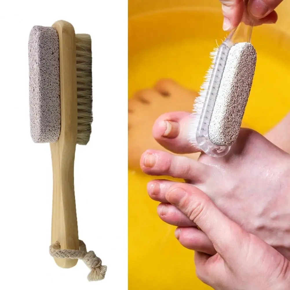 Мягкая безопасная пемза для удаления отшелушивания ручная щетка ног ванной