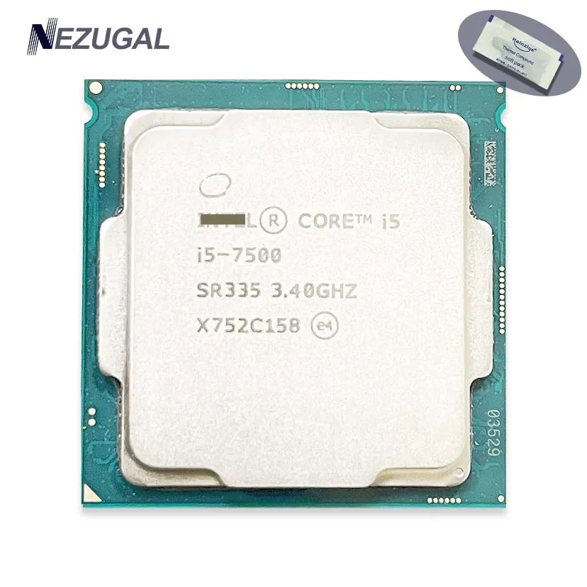 I5-7500 I5 7500 3.4 Ghz Processore Cpu Quad-Thread Quad-Core 6M 65W Lga 1151