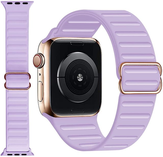 Stretch Silicone Solo Loop Band for Apple Watch 7 6 5 3 Se Sport Women Men Stretch Strap for Apple Watch 44 42 40 38