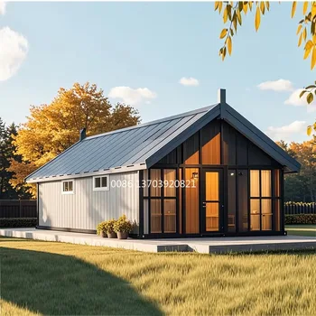 Custodia per contenitore da cabina da 20 piedi Piccole case modulari pronte per la spedizione Casa contenitore staccabile per ufficio 1