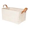 Beige storage basket