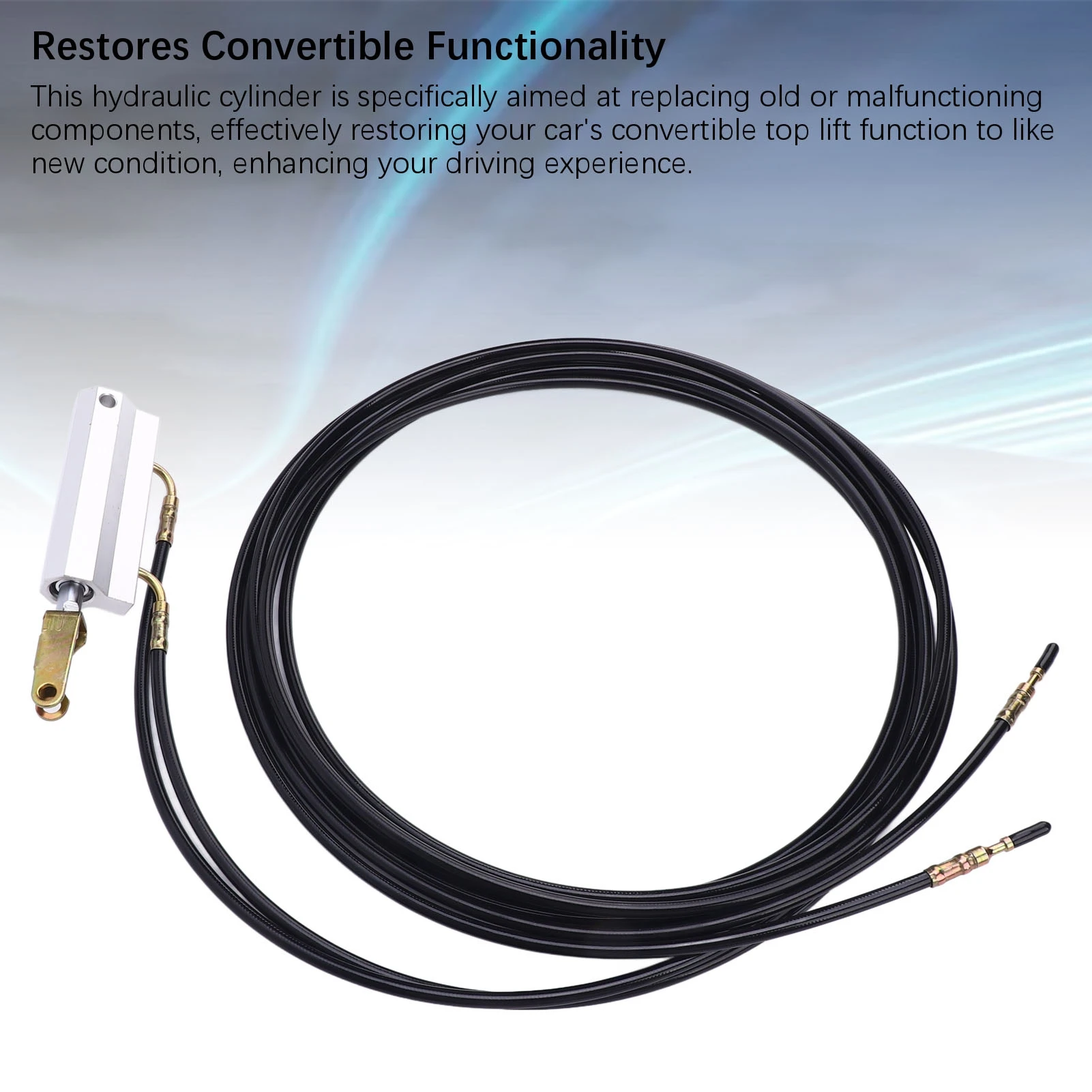 A1708000072 Front Convertible Top Hydraulic Cylinder with Hydraulic Line 1708000072 Replacement For SLK230 SLK320 SLK32