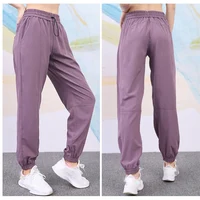 Loose High Waisted Workout Jogging Sweatpants Women Casual Waist Drawstring Sport Gym Joggers Pants Quick Dry Yoga Pants 2023 6