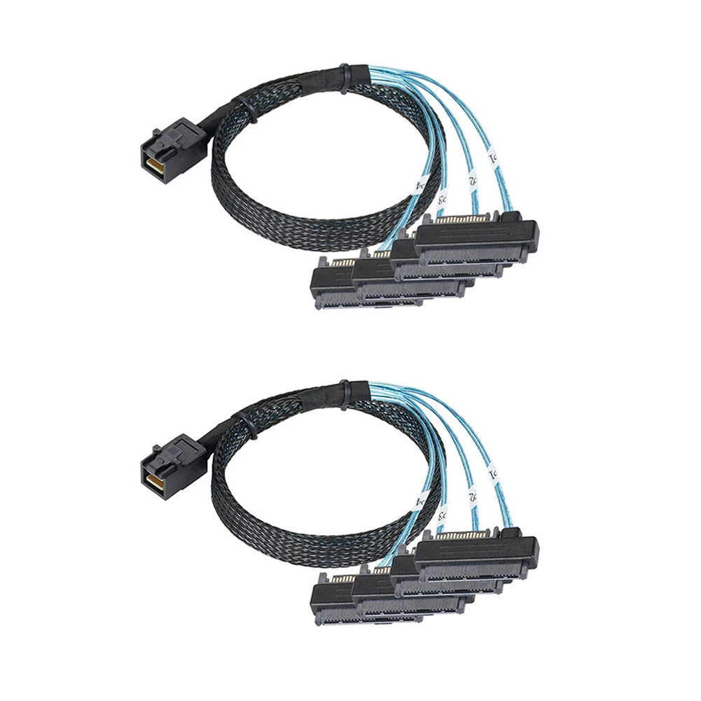 

0,5 м/1 м MiniSAS HD SFF-8643 36P To 4SFF-8482 29 15P SAS SATA адаптер питания