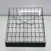 4-Tiered Wire Display Rack Books Magazines Cards Candies 18" Literature Brochure Stand Retail Store Countertop Organizer Black 5