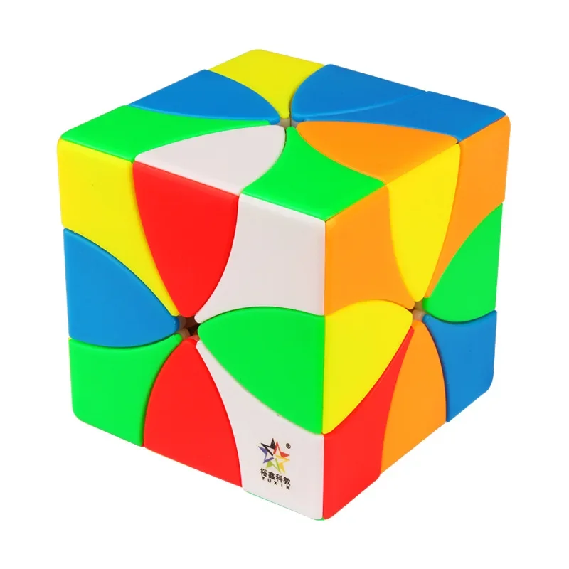 Yuxin Eight Petals Cube Magnetic Strange Shape Eight Leaf Flowers Zhisheng Cubo Magico Puzzle Magic Cube Toys for Children 3