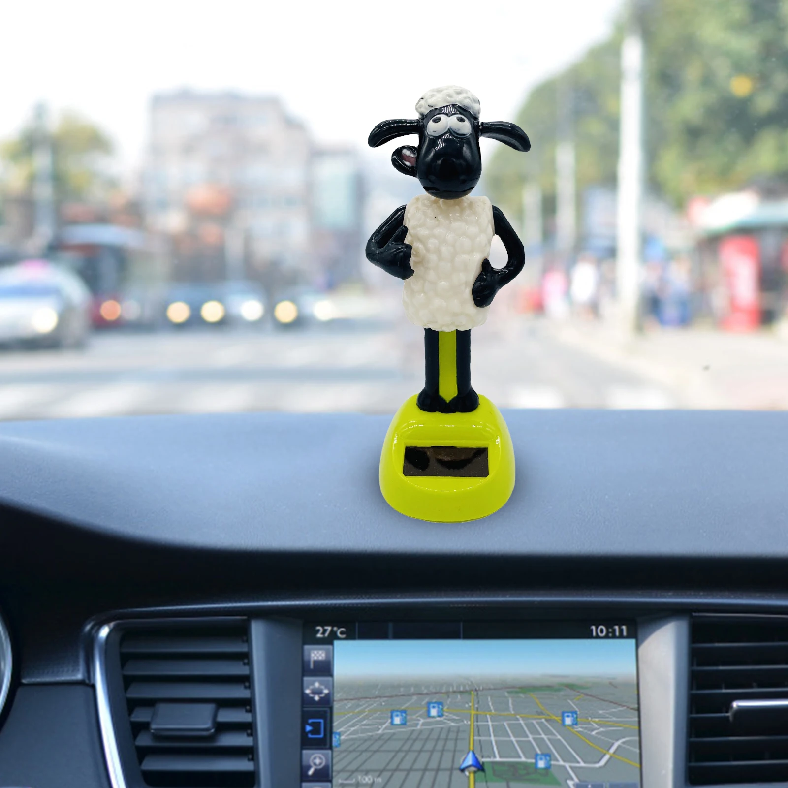 Solar Dancing Sheep Solar Powered Toys Car Swinging Dancing Toy Car