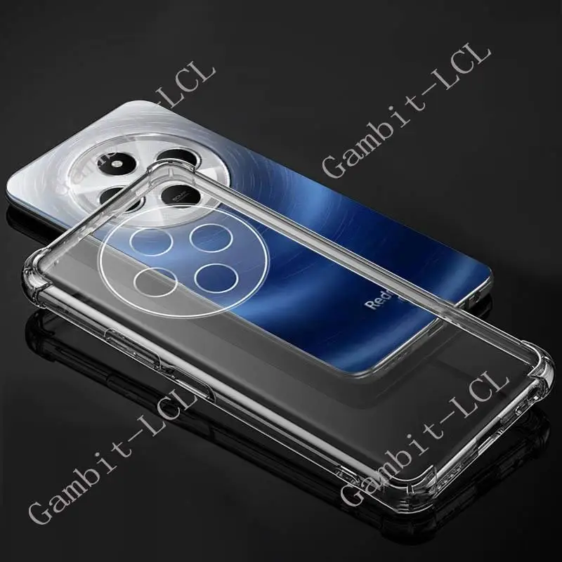 Durable Shockproof Silicone TPU Back Cover - Anti-Falling Protection