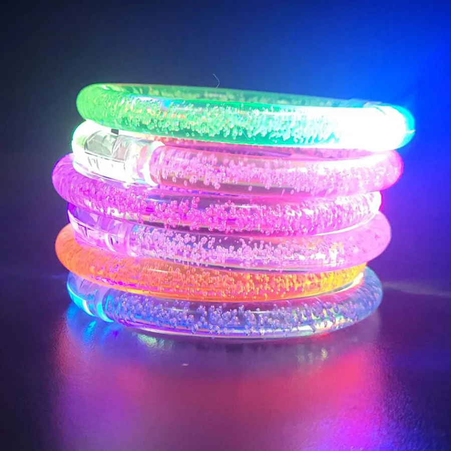 Paquete de 4 gafas LED, luces para los dedos, regalos de fiesta, gafas  parpadeantes, persianas LED b JM
