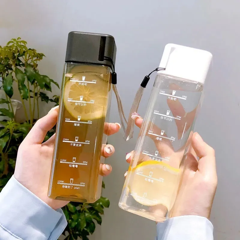 WEKADRIN Bouteille Verre Borosilicate Transparente Portable Petite