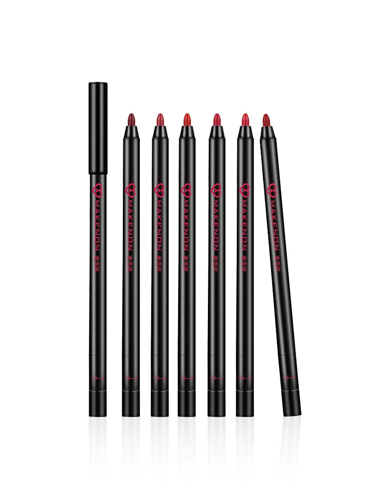 Lip Liner Pencil Waterproof Long-lasting Lip Makeup 8 Color Gift