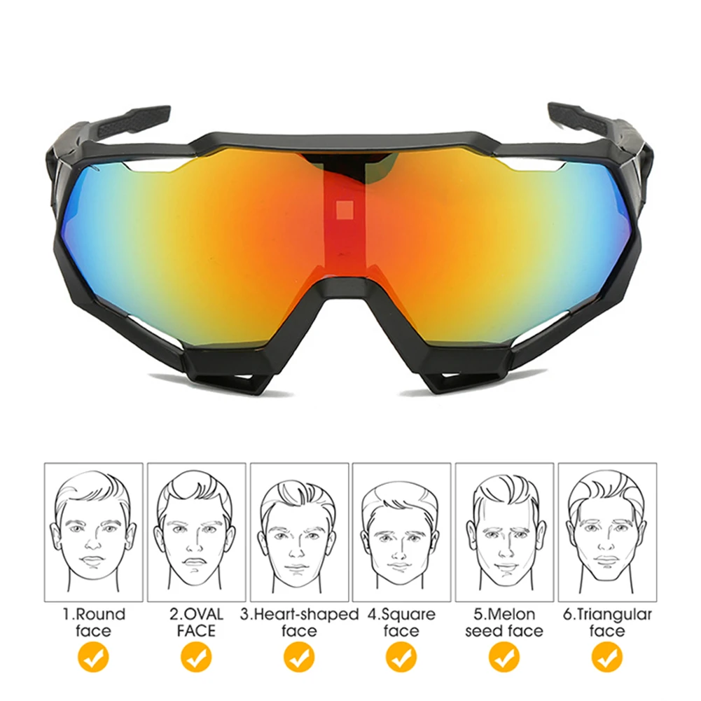 Occhiali Da Sole Sportivi A Fascia Neri Con Lenti Fumè | Disponibile