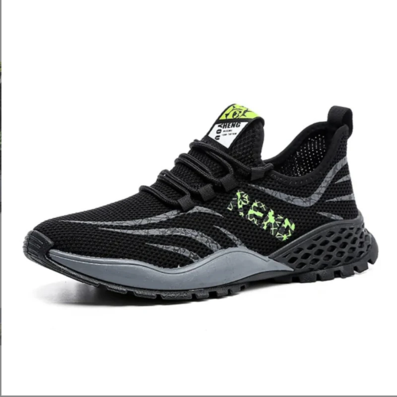 

Male Sneakers 2023 New Men Casual Shoes Breathable Mesh Sneakers Comfortable Walking Footwear Sport Shoes Lace Up Walking Shoes