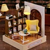 DIY Dollhouse Miniature with Furniture Wood Mini House Kits Room Decorations Craft Gift for Teens Adults Women Men 5