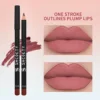 12pcs Matte Lip Liner Set Long-lasting Color Waterproof Lip Liner Sexy Full Lips Lip Retouching Cosmetic Makeup Tools 6