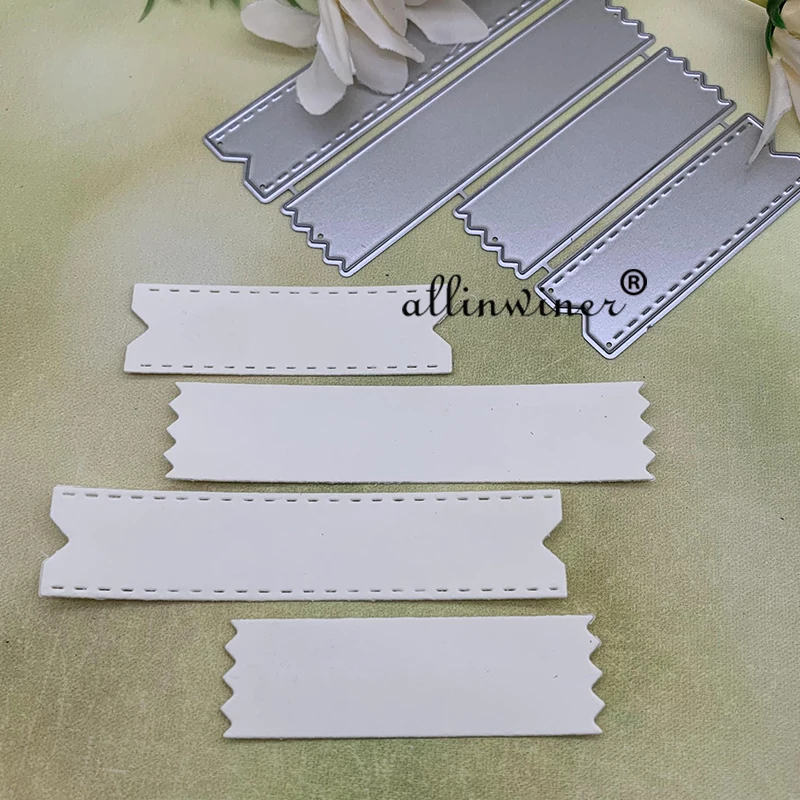 

New Flag label decoration DIY Craft Metal Cutting Die Scrapbook Embossed Paper Card Album Craft Template Stencil Dies