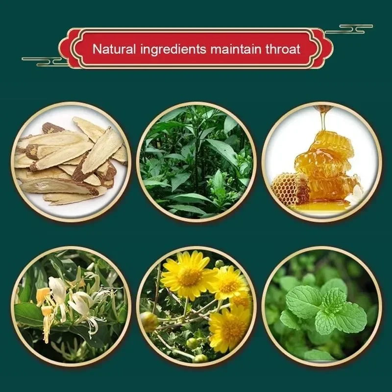 15ml Herbal Oral Spray Throat Spray Effectively Relieve Sore Throat And Inflammation Natural Plant Extract Mouth Clean