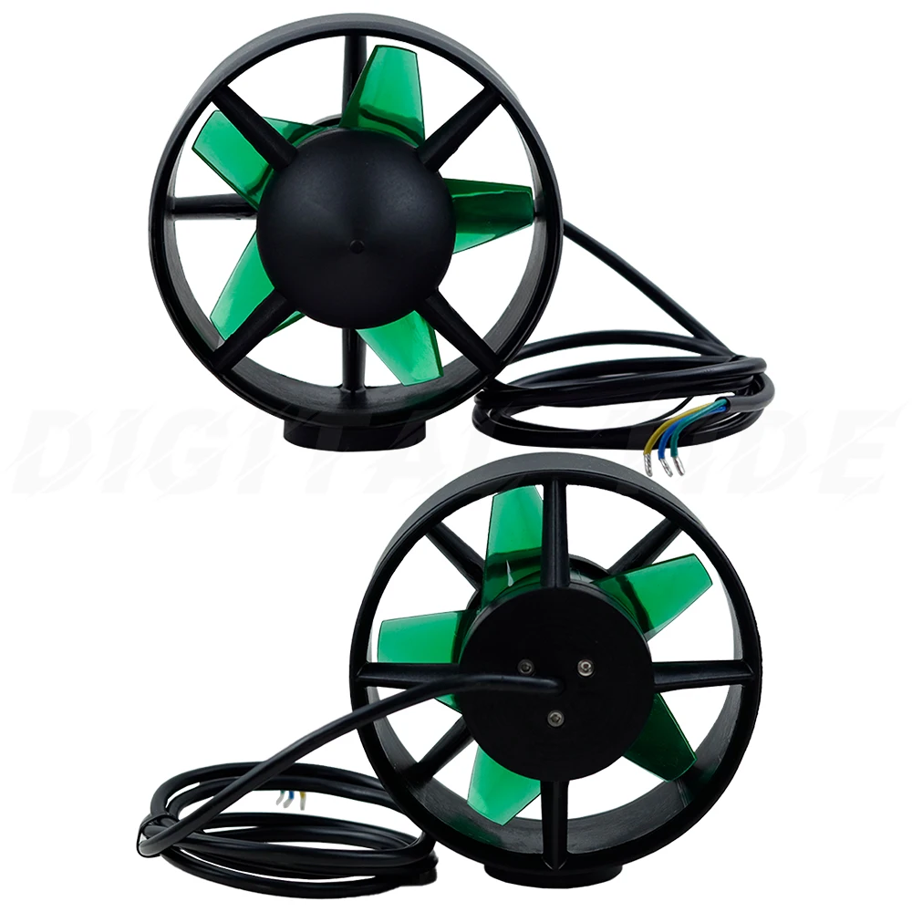 DIY 24V-48V 800W Underwater Thruster Brushless Motor 140Mm 5 Paddle Propeller 13