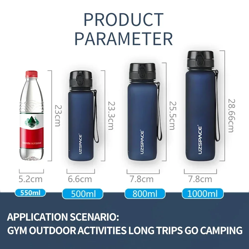 Hot Sale 500ML Sports Water Bottle Frosted Tour Outdoor Leak Proof Seal Child School Water Bottles Plastic Drink Bottle BPA Free