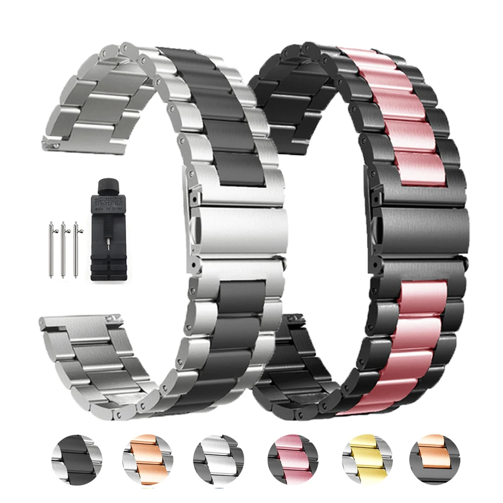 Wholesale Classic Stainless Steel 24 mm Watch Band Replacement DZ5137_K0022462 main image 1
