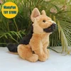 Realistic German Shepherd Dog High Fidelity Anime Cute Plushie Wolfhound Plush Toys Lifelike Animals Simulation Stuffed Doll 4