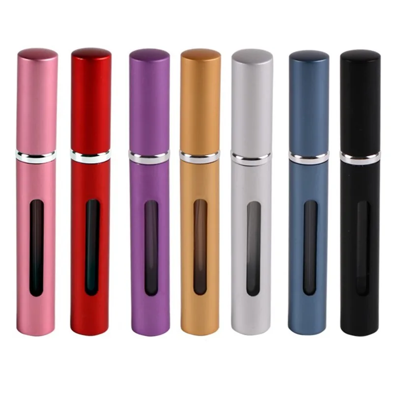 Perfume Bottle 5ml Travel Mini Refillable Perfume Bottles Portable Empty Atomizer With Spray Empty Container Travel Accessories perfume bottle