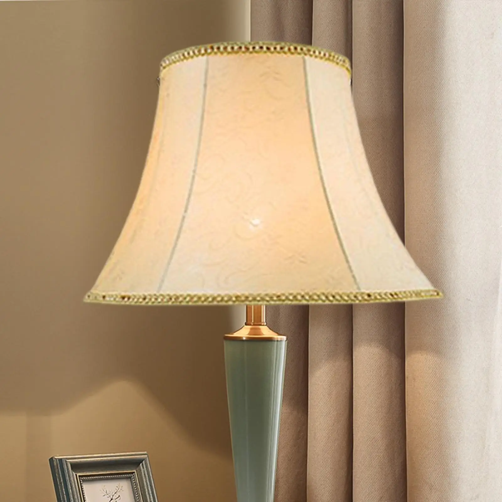 Rustic Fabric Lampshade Floor Light Handmade Desk Lamp Ceiling Pendant Light Shade for Teahouse Cafe Restaurant Office Bedside