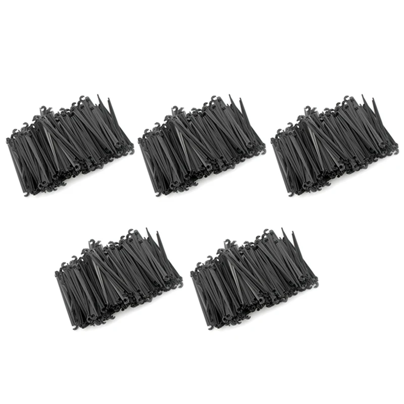 

New Irrigation Drip Support Stakes 1/4 Inch Tubing Hose For Vegetable Gardens Flower Beds Herbs Gardens Black 1000 Pack