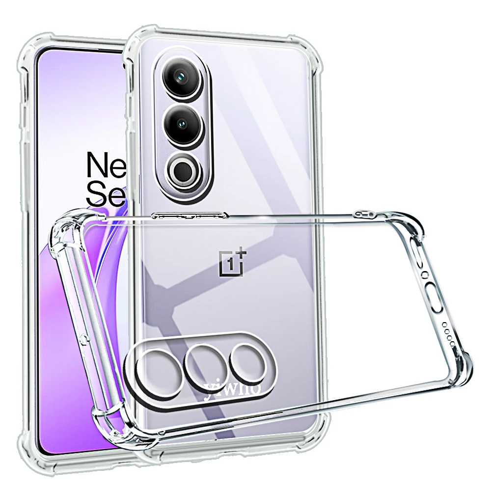 Shockproof Transparent Clear Soft TPU Back Protective Phone Case