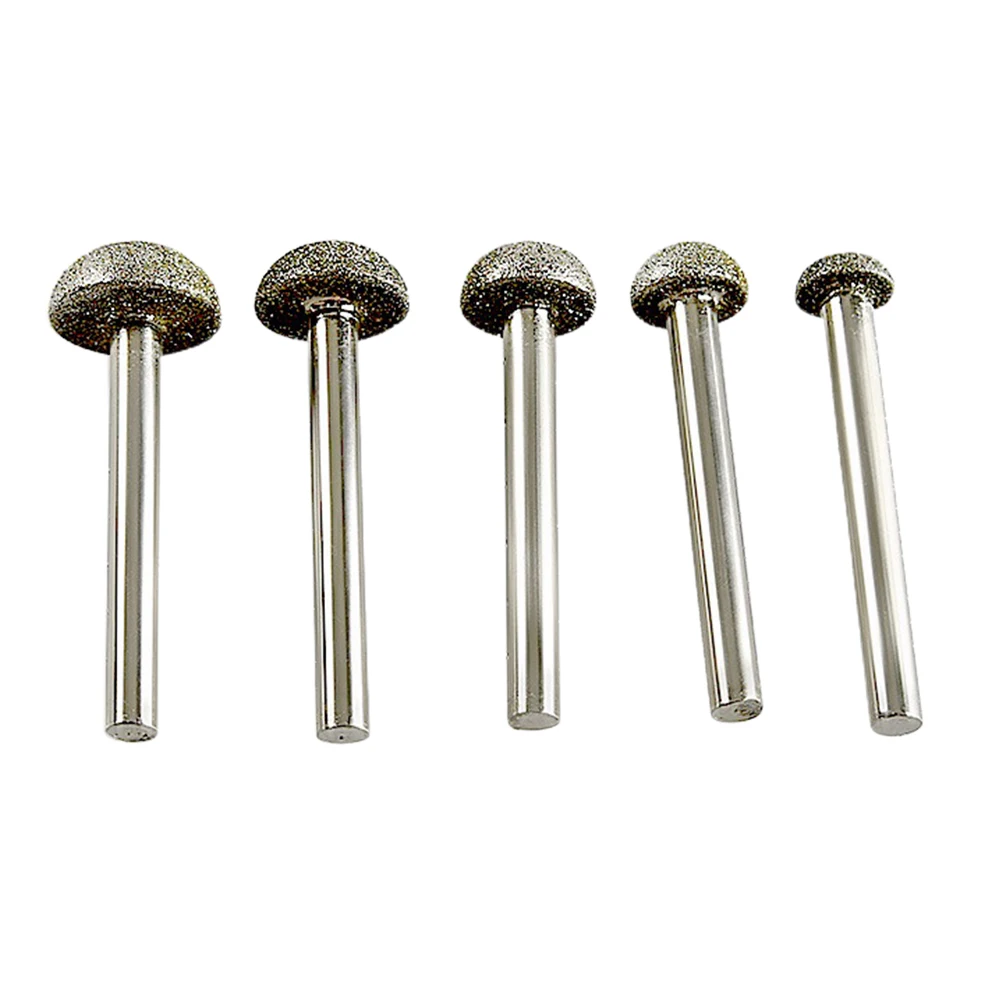 

Diamond Burr Carving Grinding Bit 6mm Shank For Engraving Abrasive Polishing Glass Jade Stone Drill Bit Rotary Tool Set