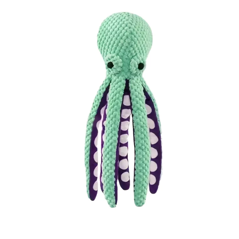 Durable Squeaky Octopus Toy for Dogs - Anxiety-Relief Interactive Fun