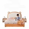 Animal Shape Childrens Bed Girls Modern Comferter Queen Bed Princess Loft Camas De Dormitorio Bedroom Set 5