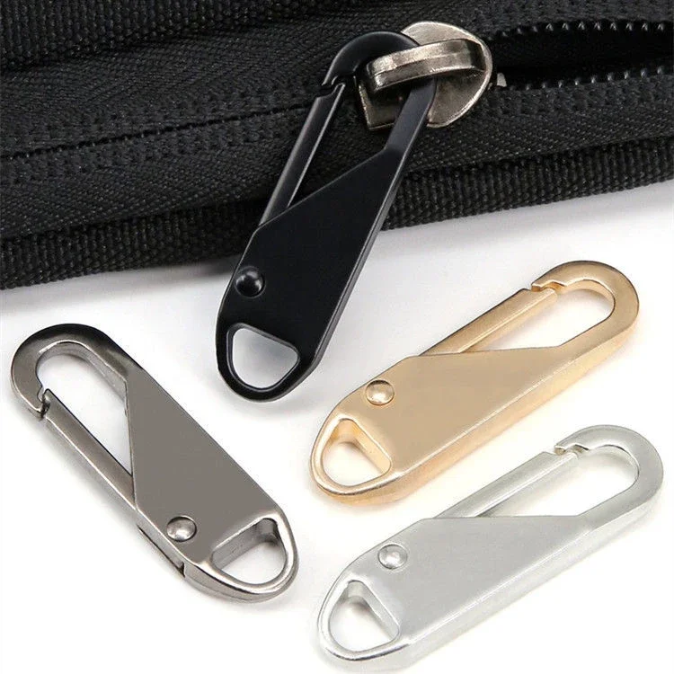 Zipper Slider 1-10Pcs Zipper Slider Puller Instant Zipper Repair Bag Replacement Bad Buckle Travel Bag Suitcase Head DIY Sewing Craft