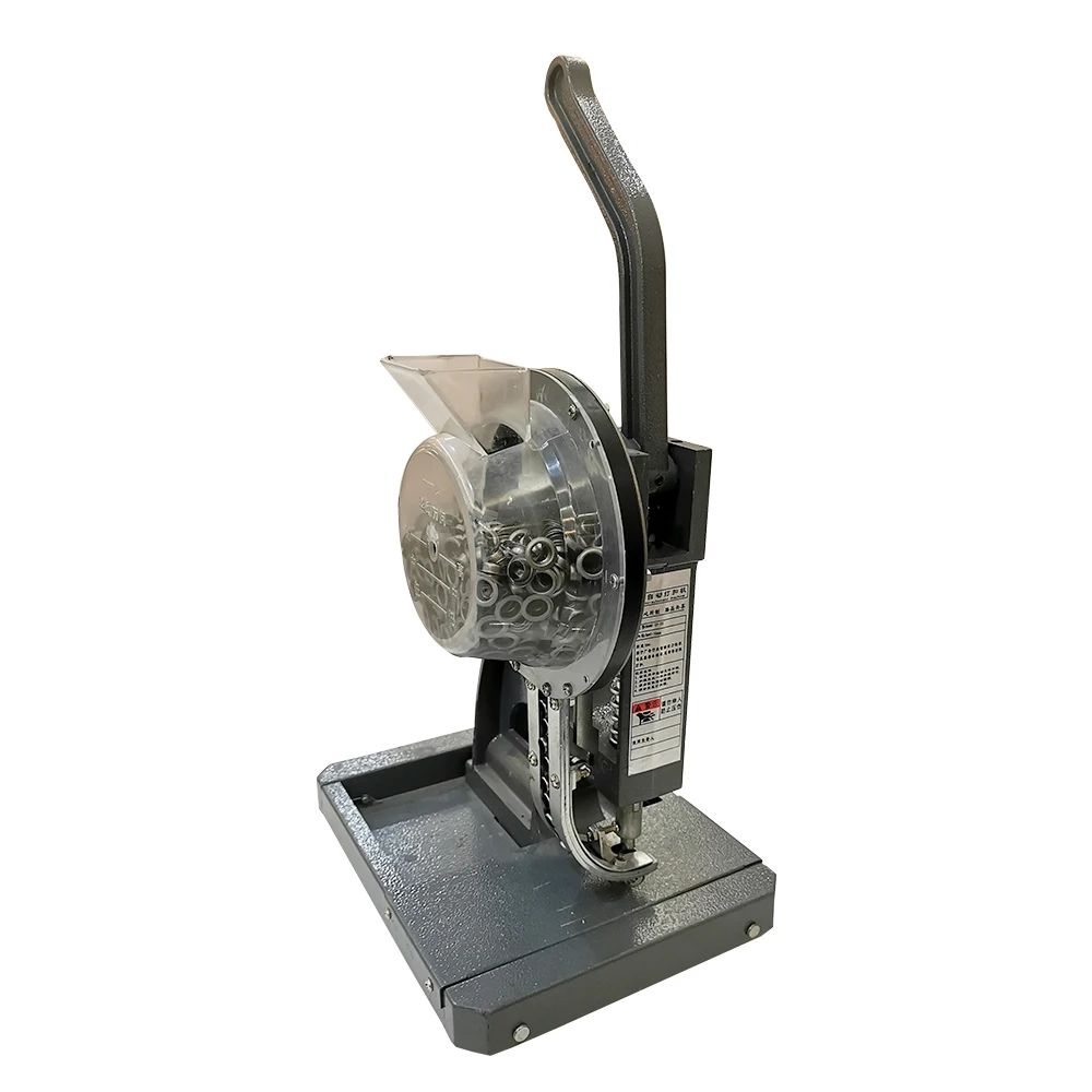 6mm Semi-Automatic Buttonhole Eyelet Grommet Punching Machine 3