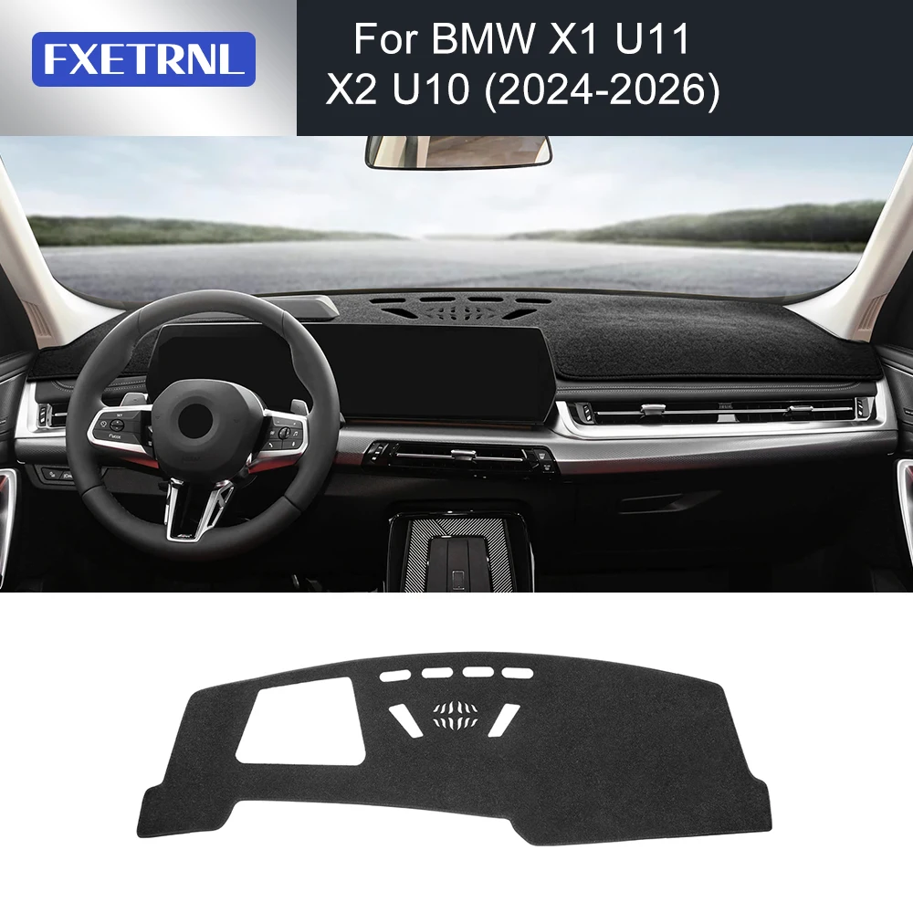LHD RHD 자동차 대시보드 보호 매트 패드 여름용 대시매트 햇빛 가리개 카펫 BMW X1 U11 X2 U10 2024 2025 2026용