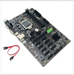 Btc b250 de placa base de ordenador, 12 ranuras para tarjetas gráficas PCIe, interfaz 1151, generación DDR4, 12 tarjetas