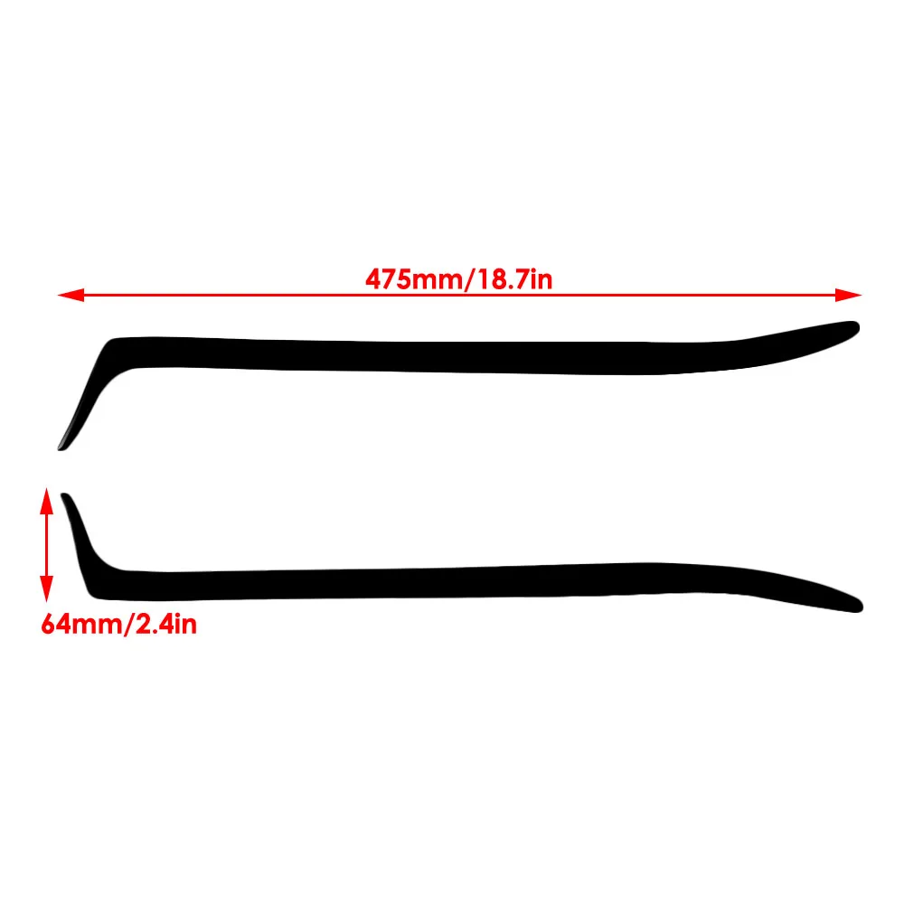 2Pcs Car Front Headlight Lamp Eyelid Eyebrow Cover Trim Carbon Fiber For 3 Series M3 E36 1992-1998 car headlight stickers