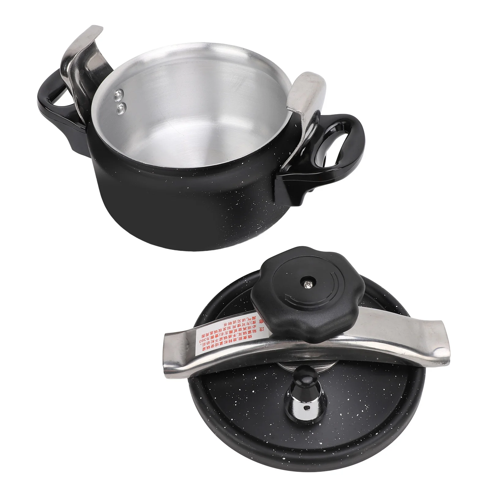 Home Pressure Cooker Pressure Cooker Pot Compound Bottom Aluminum Alloy Black Explosion Proof for Electric Stove for Gas Stove