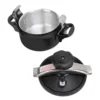 Home Pressure Cooker Pressure Cooker Pot Compound Bottom Aluminum Alloy Black Explosion Proof for Electric Stove for Gas Stove 3